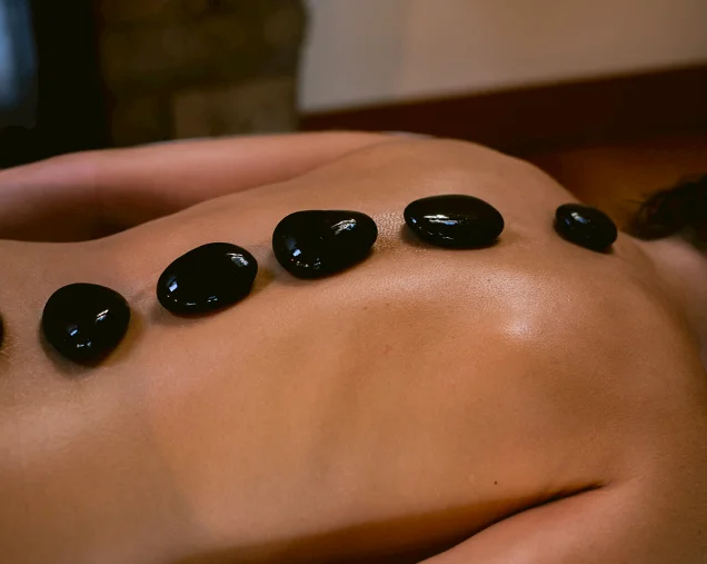 Hot stone therapy